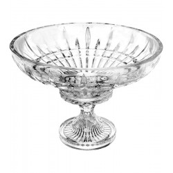 Centro De Mesa 24x31,5cm Com Pé Transparente